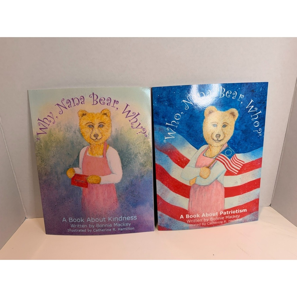 Why Nana Bear Why? 4‎ Book Set Bonnie Mackey Children's Book Lot